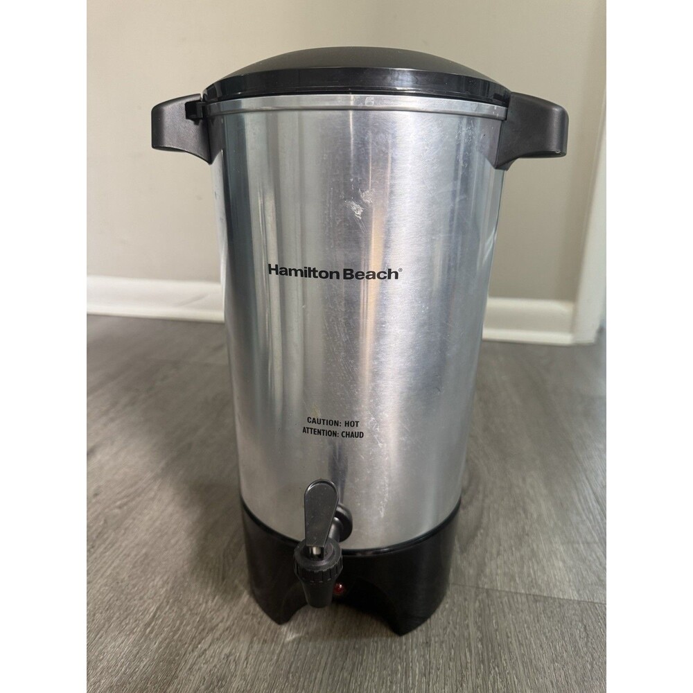 Hamilton Beach 40515 42 Cup Coffee Urn Stainless Steel Hot Beverage Dispenser